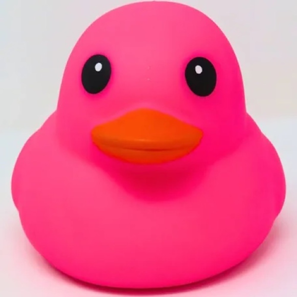 Viral Jumbo Pink Duck Squish Toy NWT 🩷
